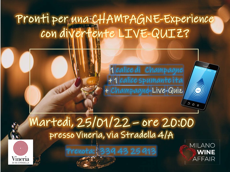 Champagne Live Quiz